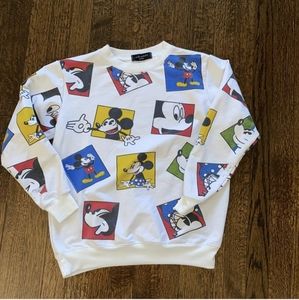 All Saints vintage Mickey Mouse swetshirt